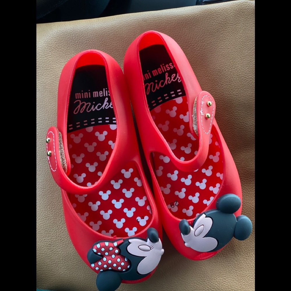 Mini Melissa shoes.